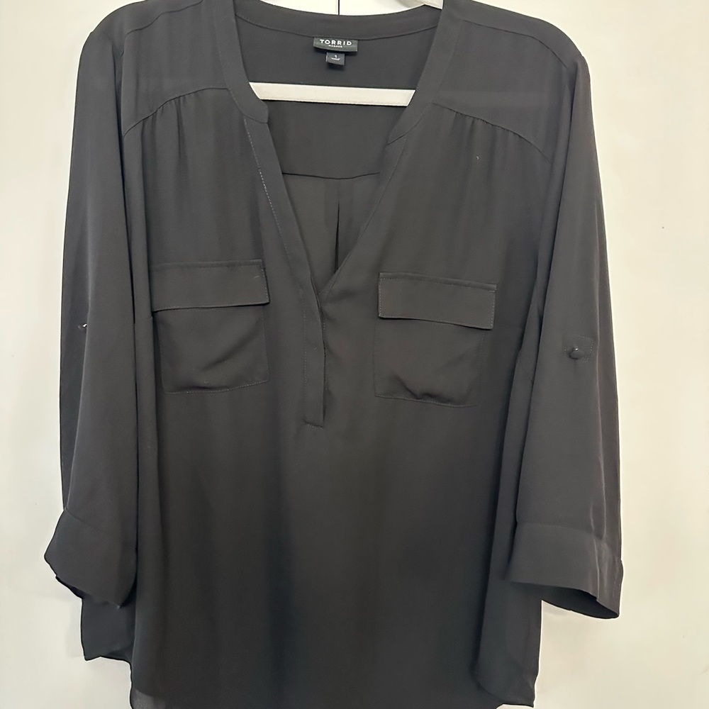Torrid Black Blouse for Women